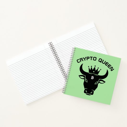 Crypto Queen Personalisiert Notizblock (Innenseite)