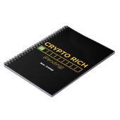 Crypto Rich Pending Loading Bar Funny Investor Notizblock (Linke Seite)