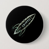 Crypto Rocket Button (Vorderseite)