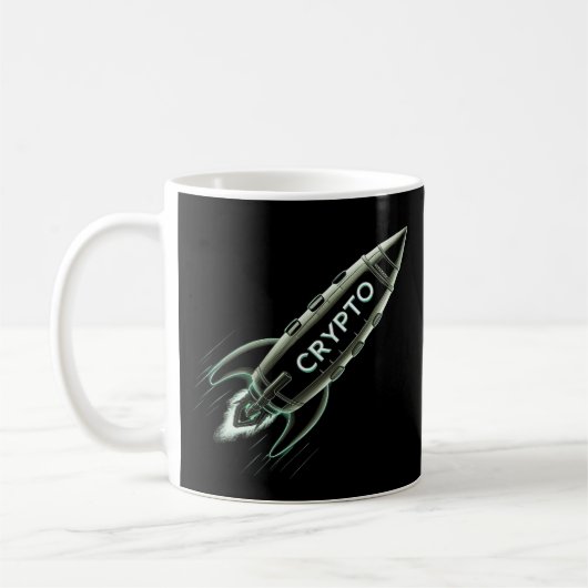 Crypto Rocket Kaffeetasse (Links)