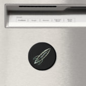 Crypto Rocket Magnet (In Situ (Geschirrspüler))