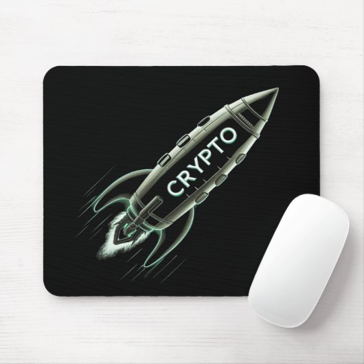 Crypto Rocket Mousepad (Mit Mouse)