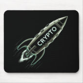 Crypto Rocket Mousepad (Vorne)