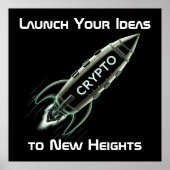 Crypto Rocket Poster (Vorne)