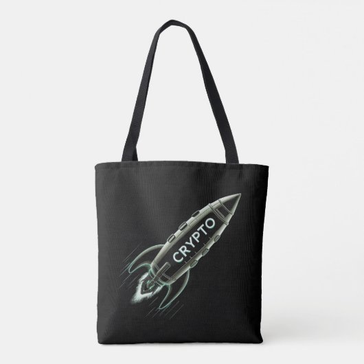 Crypto Rocket Tasche (Rückseite)