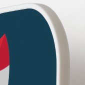 Crypto Rocket To The Moon with Custom Name Pickleball Schläger (Linke Seite)