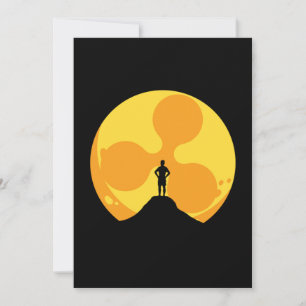 Crypto Sun Ripple XRP Kryptowährung Geldgeschenk Einladung