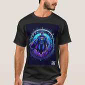 Crypto Super Hero T - Shirt Blue Lila (Vorderseite)