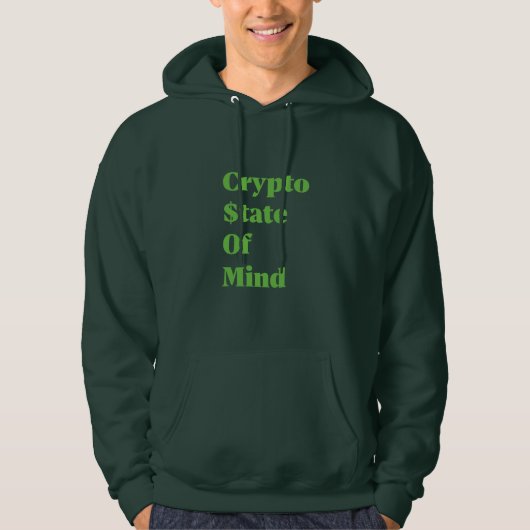 Crypto $tate Of Mind Hoodie (Vorderseite)