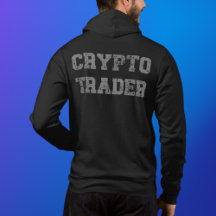 Crypto Trader Grunge Black-Gray Zip
