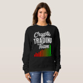Crypto Trading Team Trader Cryptos Sweatshirt (Vorne ganz)