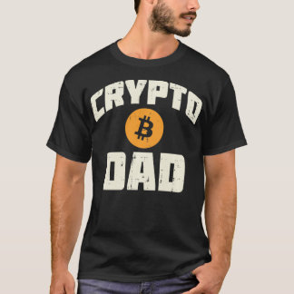 Crypto Vater Bitcoin BTC CryptoCurrency Day Tradin T-Shirt