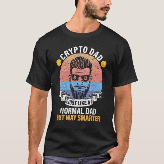Crypto Vater Bitcoin BTC Definition genau wie Norm T-Shirt (Vorderseite)