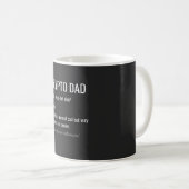 Crypto Vater Definition Bitcoin HODL Weihnachten Kaffeetasse (VorderseiteRechts)