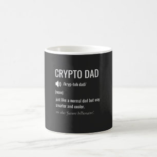 Crypto Vater Definition Bitcoin HODL Weihnachten Kaffeetasse