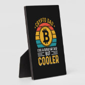 Crypto Vater Retro Sunset Fotoplatte (Seite)