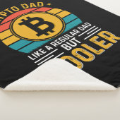 Crypto Vater Retro Sunset Sherpadecke (3/4)