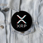 Crypto Währung XRP Glitch Kryptowährung Meme Button (Beispiel)