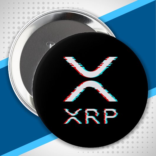 Crypto Währung XRP Glitch Kryptowährung Meme Button