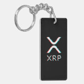 Crypto Währung XRP Glitch Kryptowährung Meme Schlüsselanhänger (Vorderseite links)