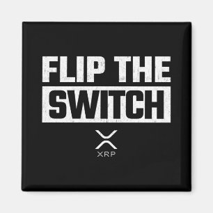 Crypto Währung XRP Kryptowährung Drehe den Switch Magnet