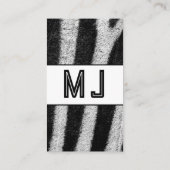 Crypto Wallet Zebra Erholung Seed Phrase 12 Visitenkarte (Rückseite)