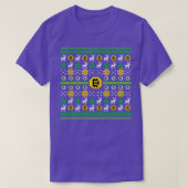 CRYPTO XMAS PATTERN T-Shirt (Design vorne)