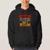 Cryptocurrency Blockchain Bitcoin Coin For Stock M Hoodie (Vorderseite)