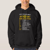 Cryptocurrency Blockchain Trader Finance Crypto In Hoodie (Vorderseite)