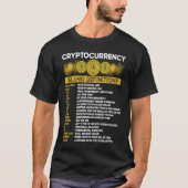 Cryptocurrency Blockchain Trader Finance Crypto In T-Shirt (Vorderseite)