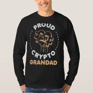 CryptoCurrency Millionaire Proud Crypto Vater Digi T-Shirt