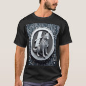 Cryptocurrency Symbol with Looping Wolf T-Shirt (Vorderseite)
