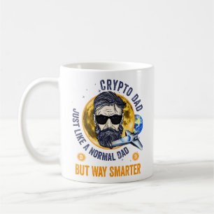 Cryptodad Crypto Vater wie ein regulärer Bitcoin-V Kaffeetasse