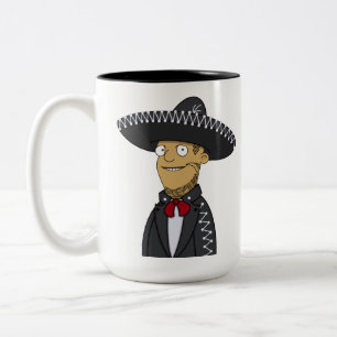 CryptoDads NFT NYC-Tasse mit Vater-Image Zweifarbige Tasse