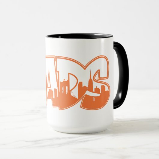 CryptoDads NFT NYC-Tasse Tasse (VorderseiteRechts)