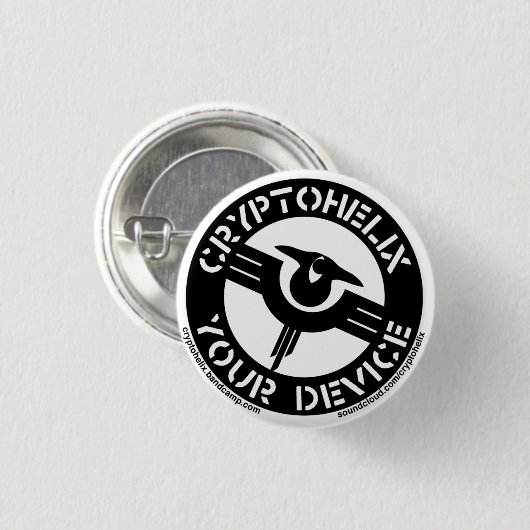 Cryptohelix - Ihr Gerät Button (Vorne & Hinten)