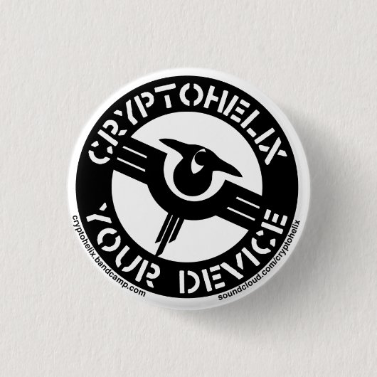 Cryptohelix - Ihr Gerät Button (Vorderseite)