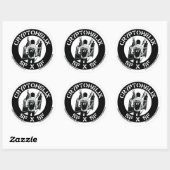 Cryptohelix - SFxSF Runder Aufkleber (Blatt)