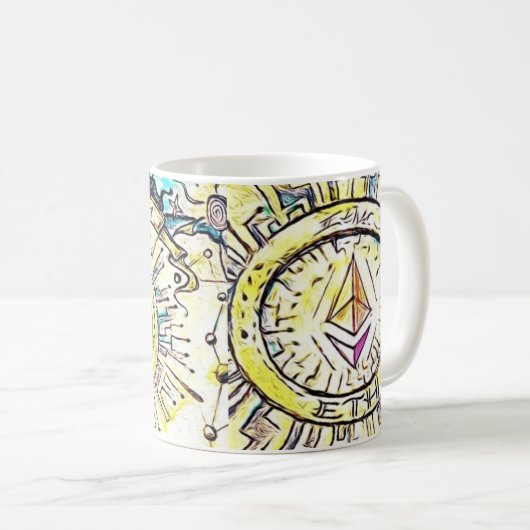 CryptoMagic Ethereum Kaffeetasse (VorderseiteRechts)