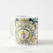CryptoMagic Ethereum Kaffeetasse (Vorderseite Links)