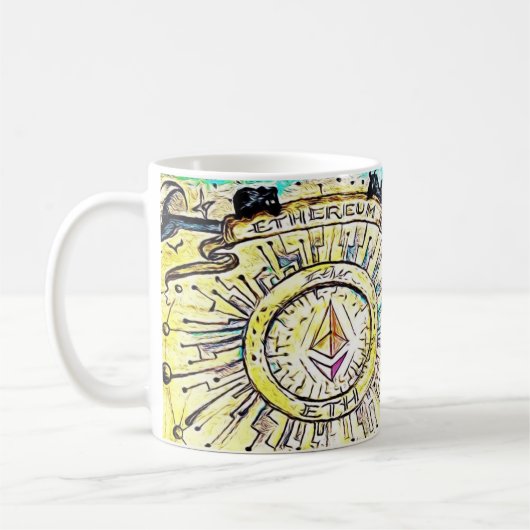 CryptoMagic Ethereum Kaffeetasse (Links)