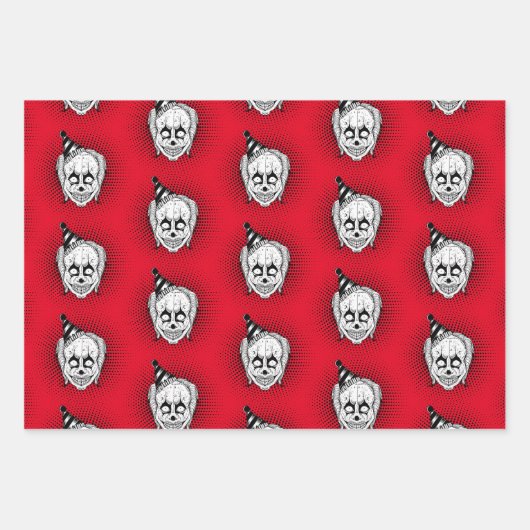 Cryptopapier für den Clown-Horror Geschenkpapier Set (Vorderseite 3)