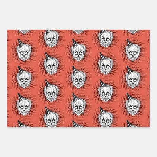 Cryptopapier für den Clown-Horror Geschenkpapier Set (Vorderseite 2)