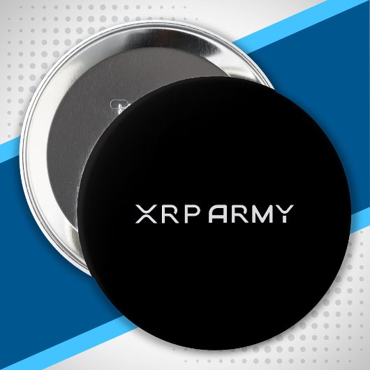Cryptowährung Meme XRP Army Quote Hodl Crypto Button