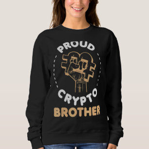 Cryptowährung Millionaire Proud Crypto Grandad Li Sweatshirt
