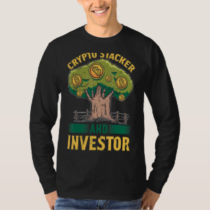 Cryptowährung Millionär Crypto Stacker Investor T-Shirt