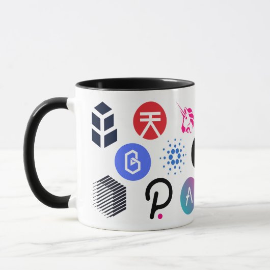 Cryptowährungs-Altcoin-Portfolio Tasse (Links)