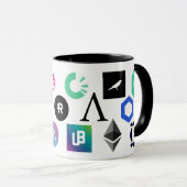 Cryptowährungs-Altcoin-Portfolio Tasse (VorderseiteRechts)