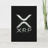Cryptowährungs-Binärkode XRP Hodlers Crypto Meme Karte (Vorderseite)
