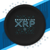 Cryptowährungs-Generation XRP Crypto Blockchain Pappteller
